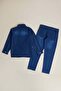 Buttoned Polo Collar Boys' Jean 3-Piece Set - 3