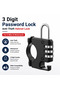 1 Pc Electric Bike Anti-Theft Combination Lock Durable Helmet Lock with Convenient Hook for Bicyc...