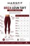 Women's High Waist Scrunch Tights 7/8 Sports Tights Push up Seamless Brown Fitness Tights - 7