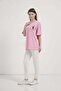 Armalife 2292 Panda Themed Front and Back Printed Bis Collar Women's T-Shirt - 3