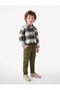 Cargo Pocket Tie Waist Cotton Trousers