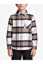 Flannel Fabric Pocket Long Sleeve Classic Collar Lumberjack Shirt - 2