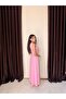 Women's Square Neck Thick Strap Design Dress - 4