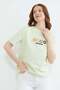 Fruit Embroidered Crew Neck T-Shirt - 5