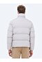 معطف منسوج كاجوال بياقة واقفة من Stone Regular Fit - 7