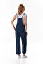 Crepe Fabric Rope Strap Jumpsuit - 5