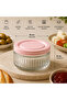 6-Piece Glass Breakfast Set 140 Cc |   Powder-Proof Airtight Leak-Proof Glass Storage Container with Lid, Jam Jar, Olive Jar, Cheese Jar - 8