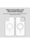 Husa MagSafe pentru iPhone 15 Plus, Techsuit, CandyCase, Alba - 6