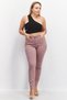 Women Olivia Skinny Fit High Rise Plain Jeans, Mauve - 3