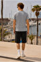 Men's Trend Crew Neck Comfortable Basic Anthracite T-Shirt - 6