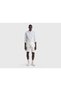 Men's Cream Lace-Up Linen Bermuda Shorts Cream - 2