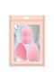 Makeup Sponge Set, Premium, pink, 3 pieces