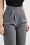 Velcro Zippered Palazzo Fabric Trousers - 6