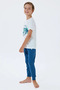 4-15 Years Old Licensed Us Polo Assn Boys Suit-Ecru - 2