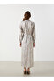Original Patterned Women's Shirt Dress - 6