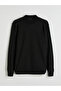 Southblue Black Half Turtleneck Wool Blend Men's Knitwear Sweater - 7