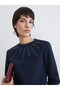 Esvab • Modern & Distinctive Zero Roba Collar Stone-Embellished Women's Sweatshirt - 4