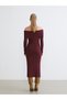 I Wide Roba Collar Knit Dress from Freezen Store - 5