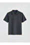 Nevavm Men's Textured Polo Collar T-Shirt with a Difference - 5