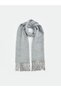 Alita City Farkıyla Lcw Accessories Gray Knitwear Plain Women's Scarf
