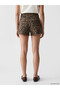 Trendlucky Leopard Patterned Women's Jean Shorts with a Difference - 4