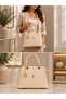 Star Detailed Two-Compartment Fully Lined Stylish Daily Use Bag Women's Crossbody Shoulder Bag - 5