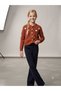 Girl's Daisy Embroidered Cardigan Knitwear Trousers Double Set - 4