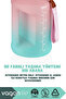 1600ml Double Color Motivational Water Bottle with Carrying Strap and Handle with Sticker Gift - 4