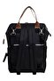 Luxury Leather Thermal Compartment Waterproof Stain Resistant Wipe-Clean Mom and Baby Care Backpack - 4