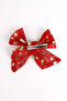 Red Star Printed Tulle Girl's Clip Buckle - 2