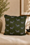Equus Zebra Pattern Decorative Throw Pillow Case 43X43 - Green