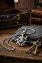 Eagle Biohazard Handcrafted Stainless Steel Chain Men's Necklace