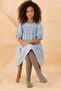 3 Pairs of Thin Ribbed Above-Knee Cotton Blend Children's Socks - 5