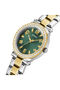 GUGW0686L2 GOLD PLATED GREEN DIAL STONE WOMEN'S WRISTWATCH - 4