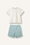 100% Cotton Animal Printed 2-Piece Pajama Set Light Blue Baby Boy H4028A526Hs - 6