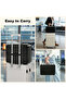 Lifestyle Makeup Case With Portable Led Light Mirror - Black - 7
