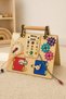 Montessori Activity and Learning Bag Educational and Developmental Wooden Toy Board - 4
