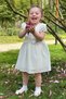 Baby Girl Dress Girls' Dress Birthday Party Wedding Dress Lace Short Sleeve Lined Dress - 6