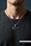 Ataturk Signed Turkey Map Handcrafted Stainless Steel Chain Men's Necklace - 2