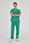Operating Room Green Dr. Greys Doctor Nurse Medical Scrubs Suit Terry Cotton Fabric - 3