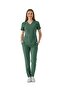 Frosty Spruce Dr. Greys Doctor Nurse Medical Scrubs Set Luxury Lycra Fabric - 2