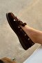 Softee Brown Genuine Leather Loafer - 3