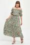 MADONNA COLLAR WAIST ELASTIC DRESS - 4