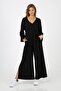 Wide-Leg Slit Jumpsuit (B21-42000)