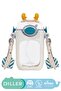 400ml New Collection Cute Horned Neck Strap Tritan Children's Water Bottle with Silicone Straw