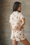 Women's V-Neck Comfort Fit Snow White Pajama Set - 5