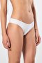 Women's Laser Cut Cotton Brazilian Panties 908/White - 3