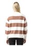 Wp263 Women's Knitted Sweater - Striped Sweater with Front Print by'Iceland Copenhagen Studios' - 6