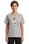 Dare You Hooded Teddy Bear Printed Oversized Regular Fit Unisex T-Shirt