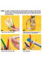 Paint Brushes for Kids, 8 Pcs Big Washable Chubby Toddler Paint Brushes, Easy to Clean & Grip Round - 5